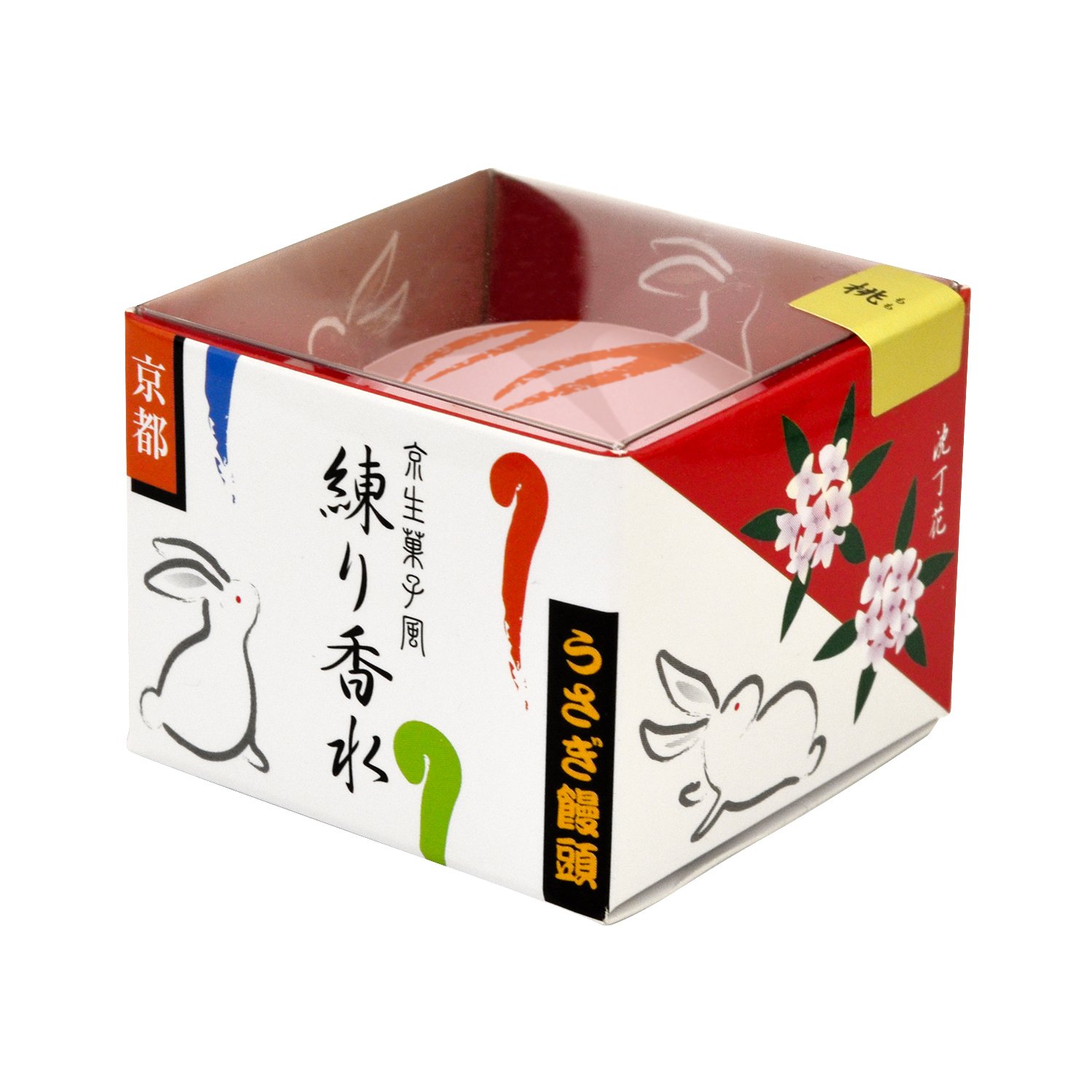 Amazon | 舞妓さんの練り香水「うさぎ饅頭」桃の香り | 京コスメ 
