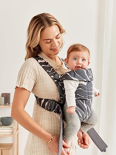 Miniatura 4 de BABYBJÖRN Portabebés Mini Algodón AntracitaPaisaje