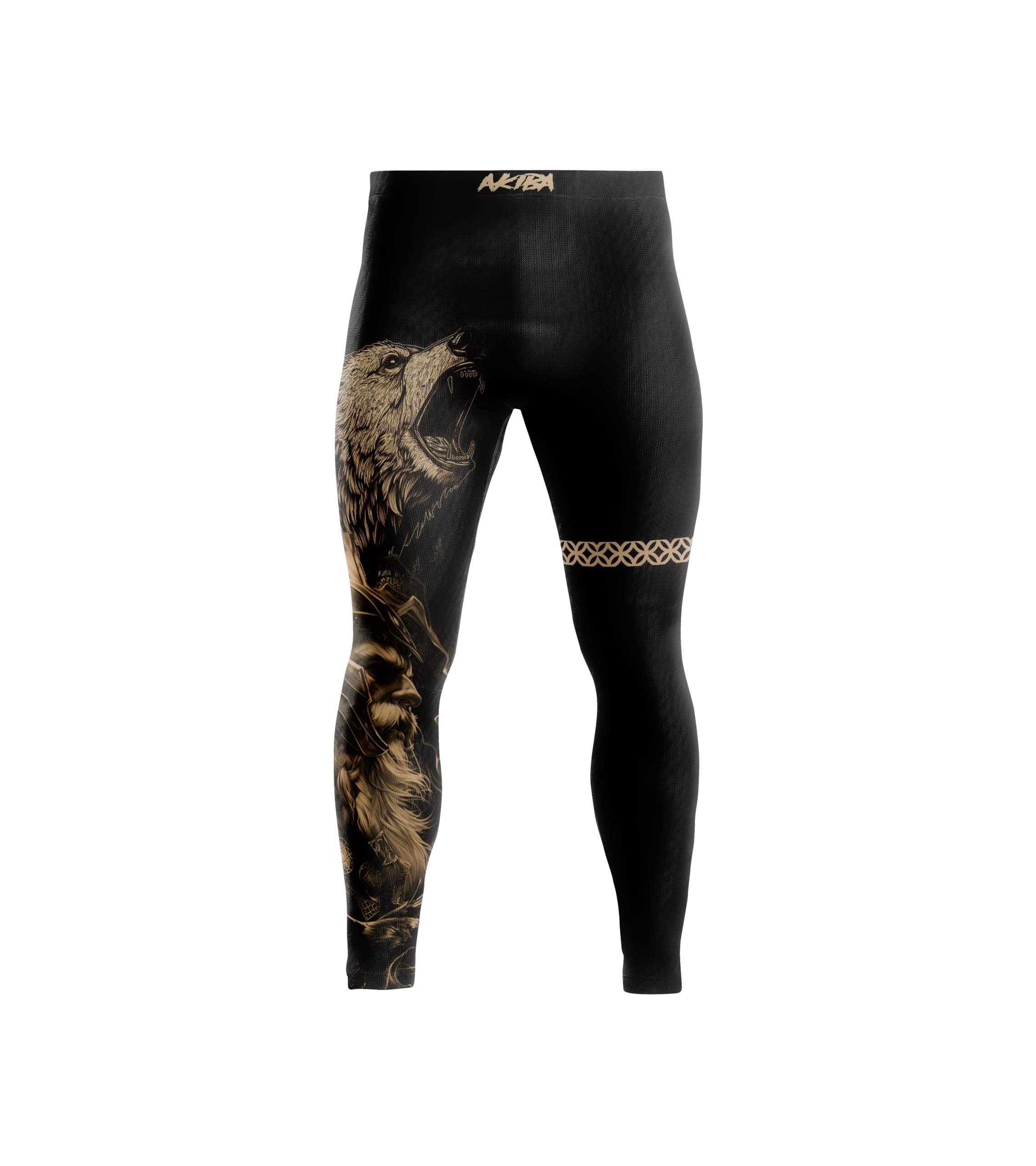 Men's Jiu Jitsu Pants BJJ Spats Leggings MMA Black Sports Compression Pant/Legging/Full Tights for Running, Gym Multi Sports