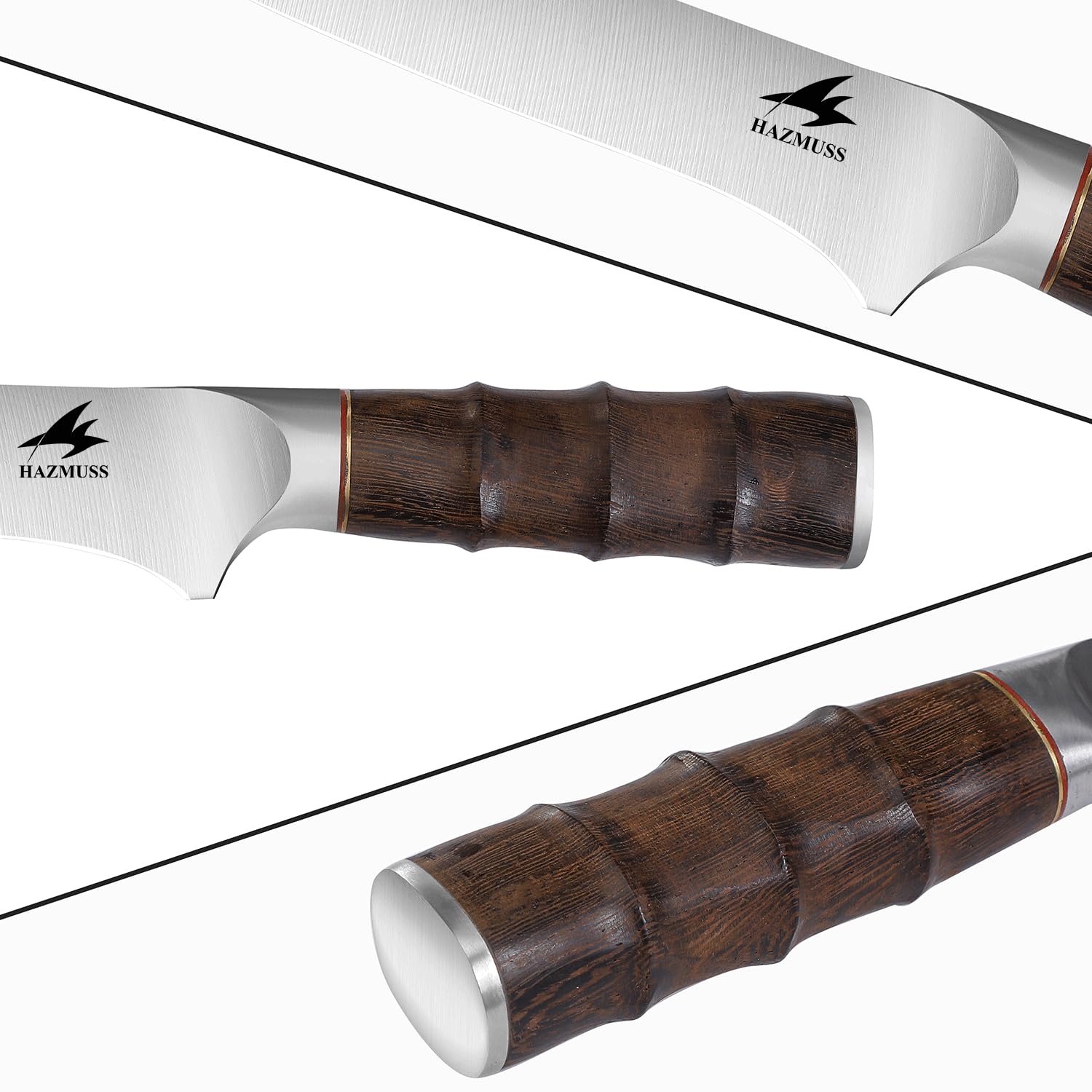 Cuchillo Deshuesador 13,5 cm Acero Inoxidable Alto Carbono Mango Madera