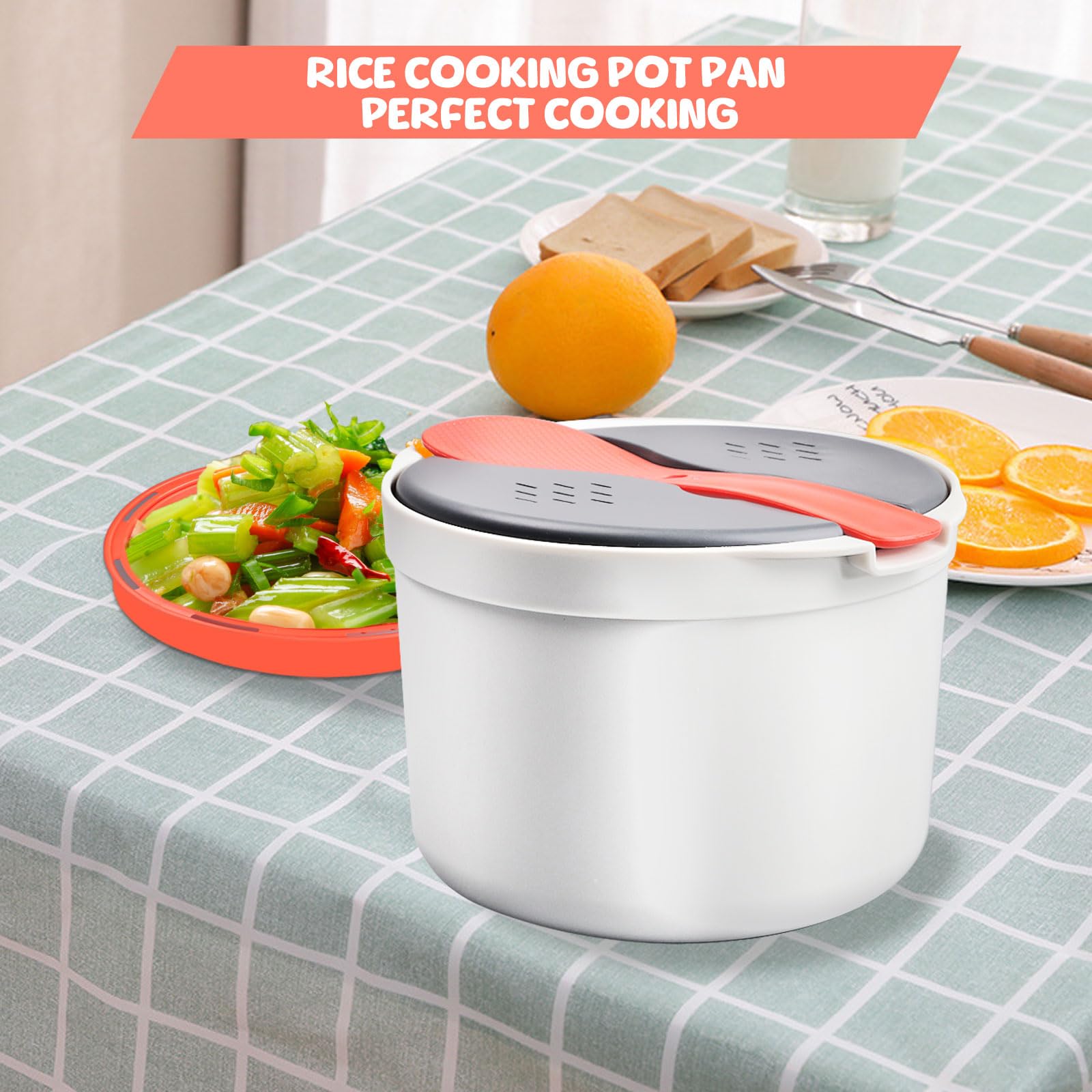 Accessori Cucina Microonde Fornello Riso Per Microonde Da 2 Litri - Foto 3