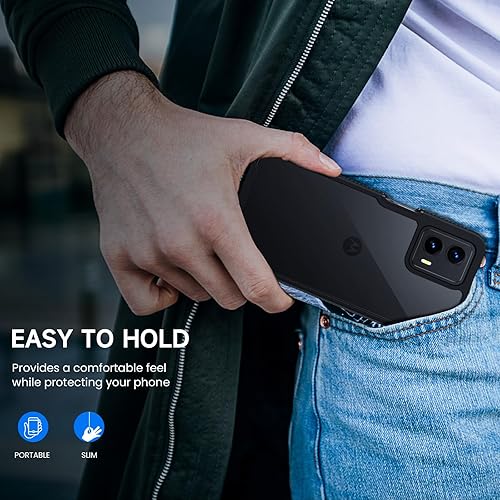 Miniatura 6 de seacosmo Funda para Motorola Moto G 5G (2023)Power 5G (2023), con protector de pantalla integrado, protección de cuerpo completo a prueba de golpes,
