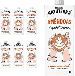 Leite de Amêndoas Barista 1 Litro - 6 und/Cx