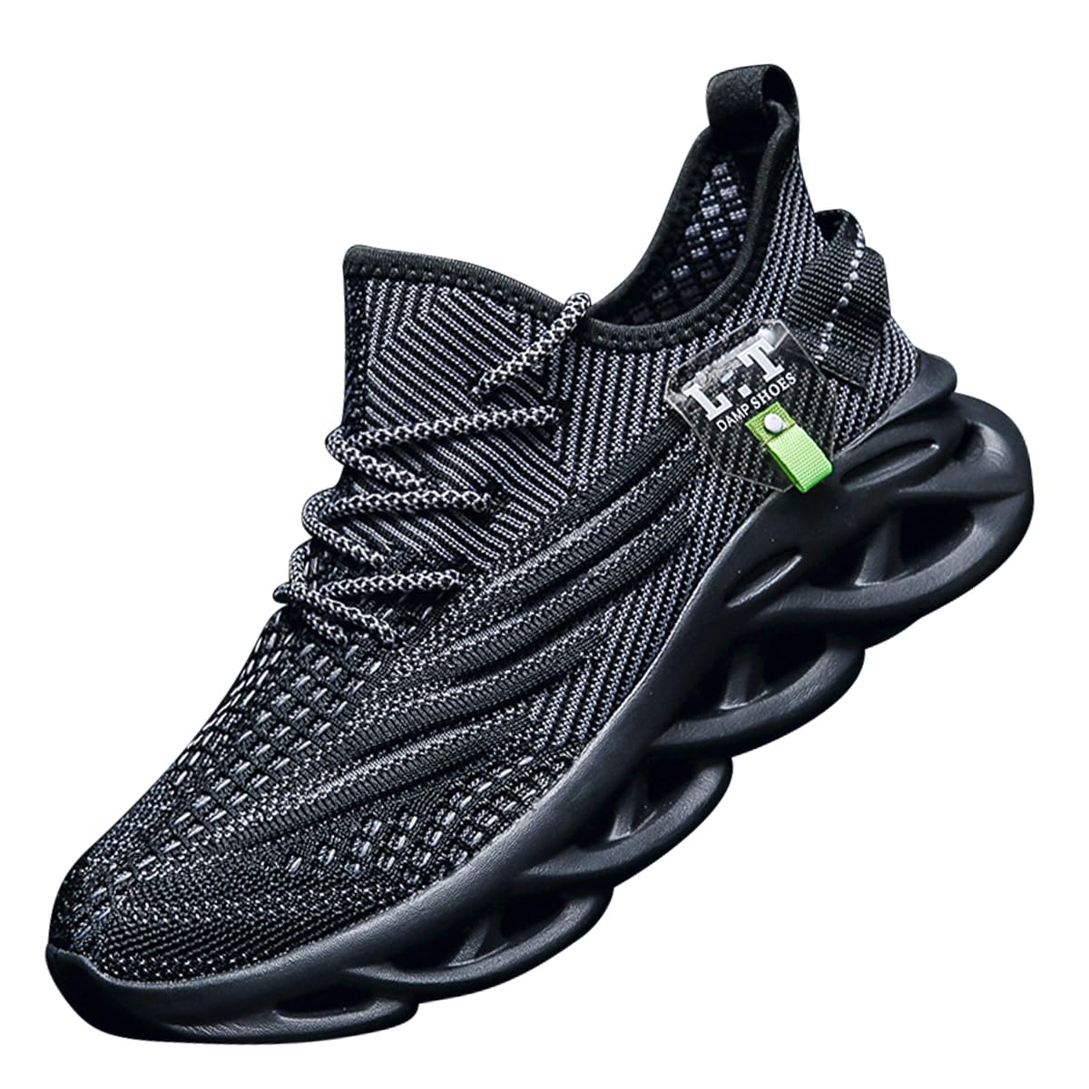 ZDFQLGV Modische lässige Fitness Laufschuhe Sneakers für Herren Leichte atmungsaktive Wander Arbeiten Sportschuhe rutschfeste Weiche Bequeme verschleißfeste Tennisschuhe