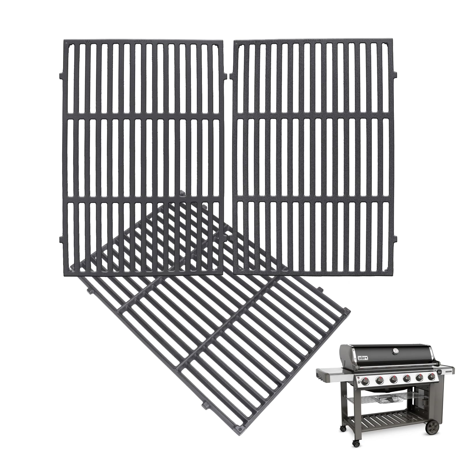 SafBbcue 66096 Genesis II E-610 Grate Parti di ricambio per Weber