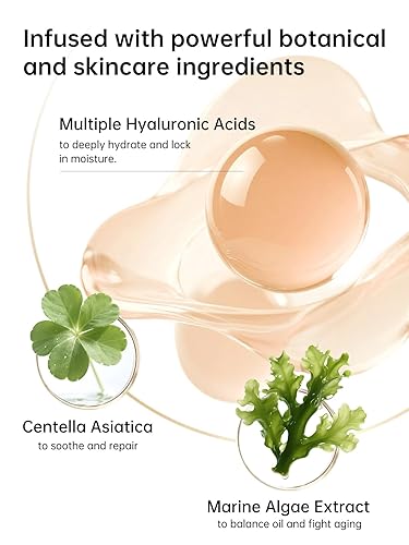 Miniatura 6 de Catkin Phoenix - Base de maquillaje de suero antienvejecimiento con cobertura acolchada, acabado satinado transparente, repuesto incluido, beige