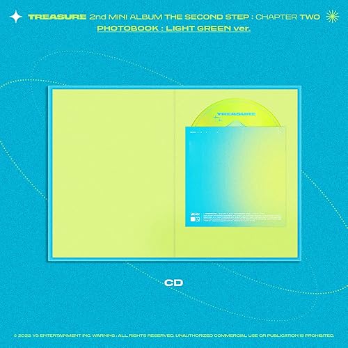 Miniatura 5 de TESORO 2 mini álbum El segundo paso capítulo dos libro fotográfico (verde claro) + beneficio de pedido anticipado + póster plegado
