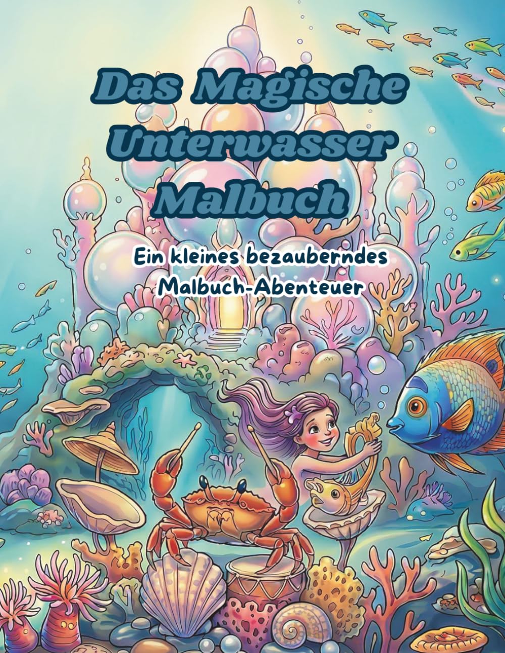Die Magische Unterwasserwelt - Malbuch: Ein kleines bezauberndes Malbuch Abenteuer