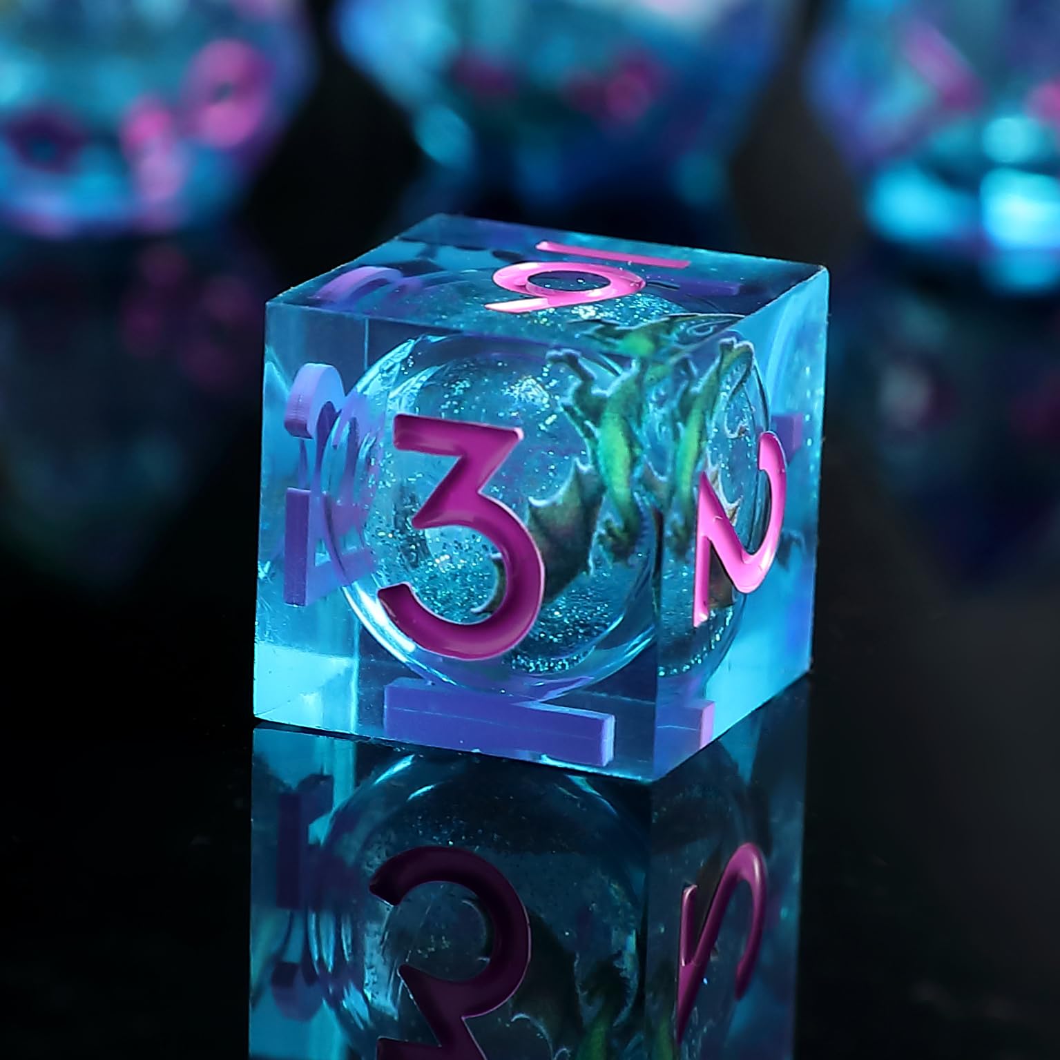 Liquid Core DND Dice Set 7pcs - Image 2