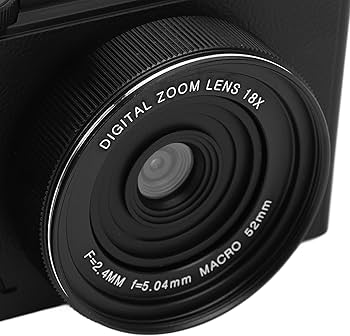 Amazon | UHD 4K 64MP デジタルカメラ、3 インチフリップスクリーン