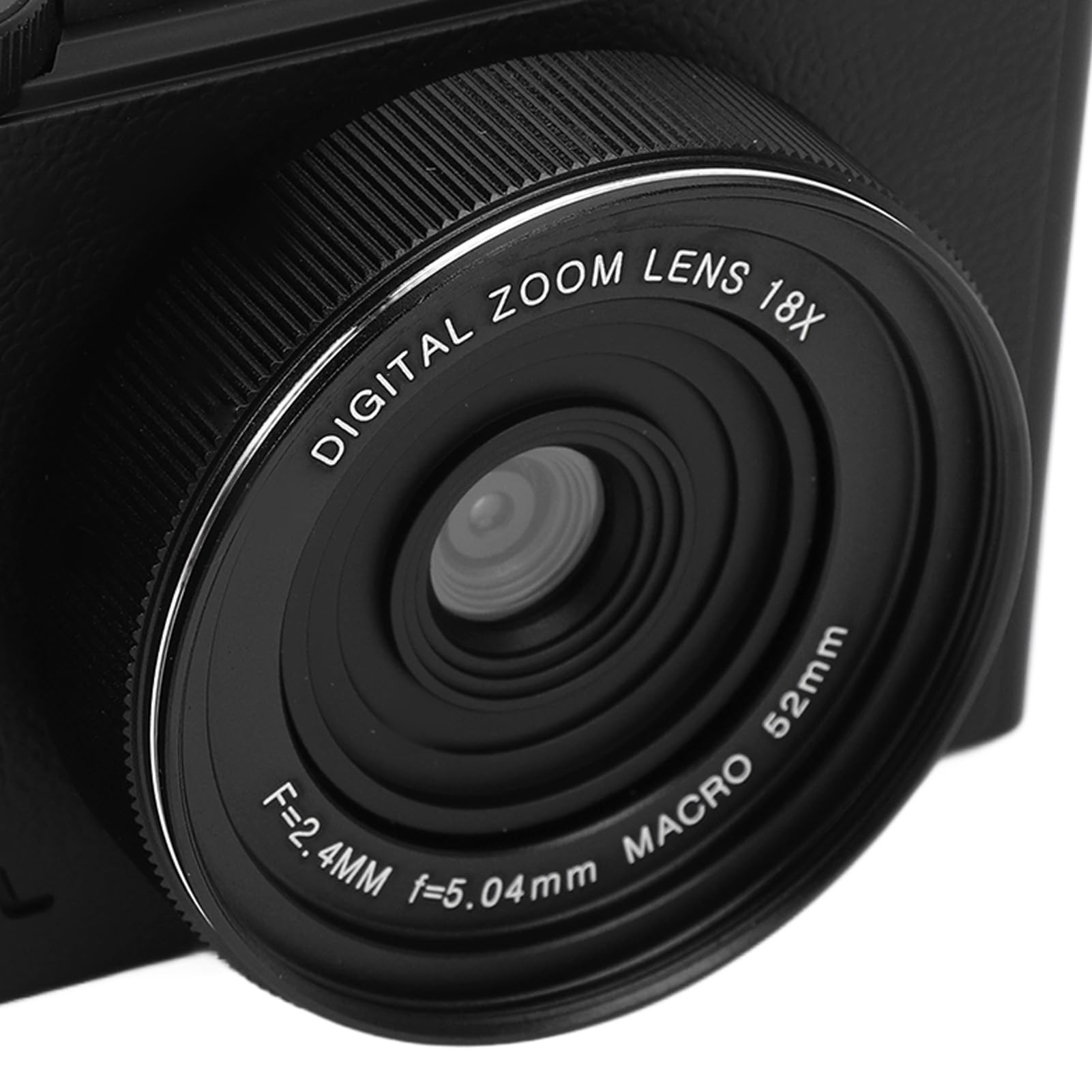 64MP Aparat Cyfrowy, Rejestrator Wideo 4K z 18x Zoom, Ekran Flip 3 '', dla Początkujących, Nastolatków, Dzieci, Studentów, YouTube, Transmisji na żywo, Połączenie USB (BLACK)