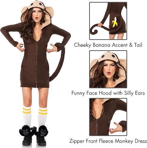 Miniatura 3 de Leg Avenue Disfraz de mono para mujer