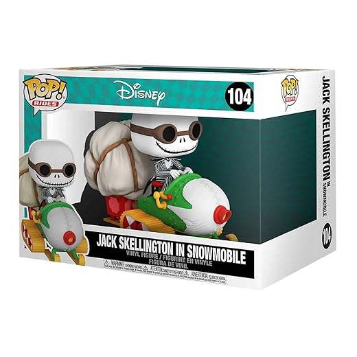 Sale Funko Pop Ride Super Deluxe: Nightmare Before Christmas - Jack And Snowmobile, Multicolor (49146)
