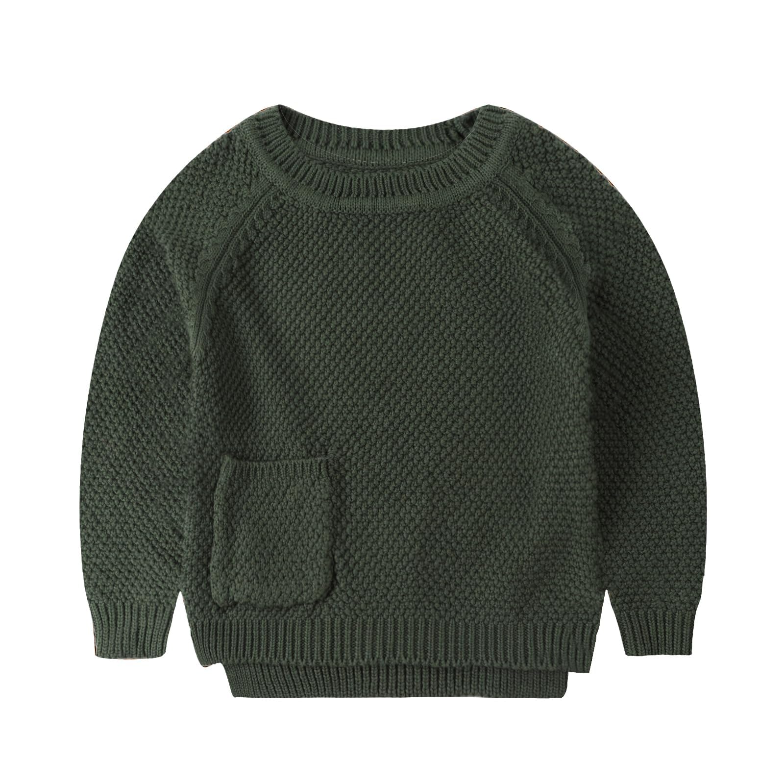 Peecabe Baby Toddler Cable Knit Cotton Sweater Long Sleeve Fall Winter Kids