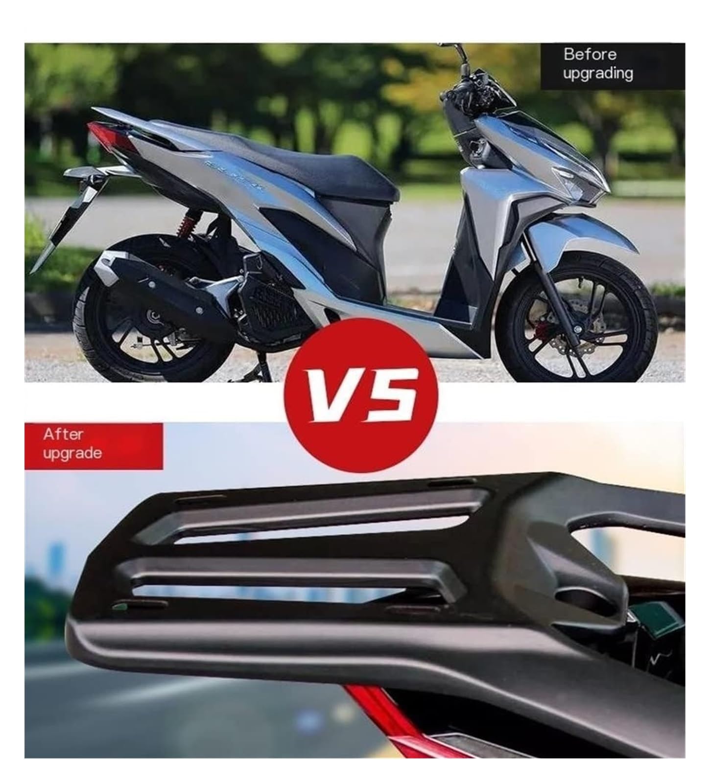 用 クリック125i/150i 用 バリオ125/150 2018-2022 改良棚リアテールラック オートバイ用荷物ラック テール