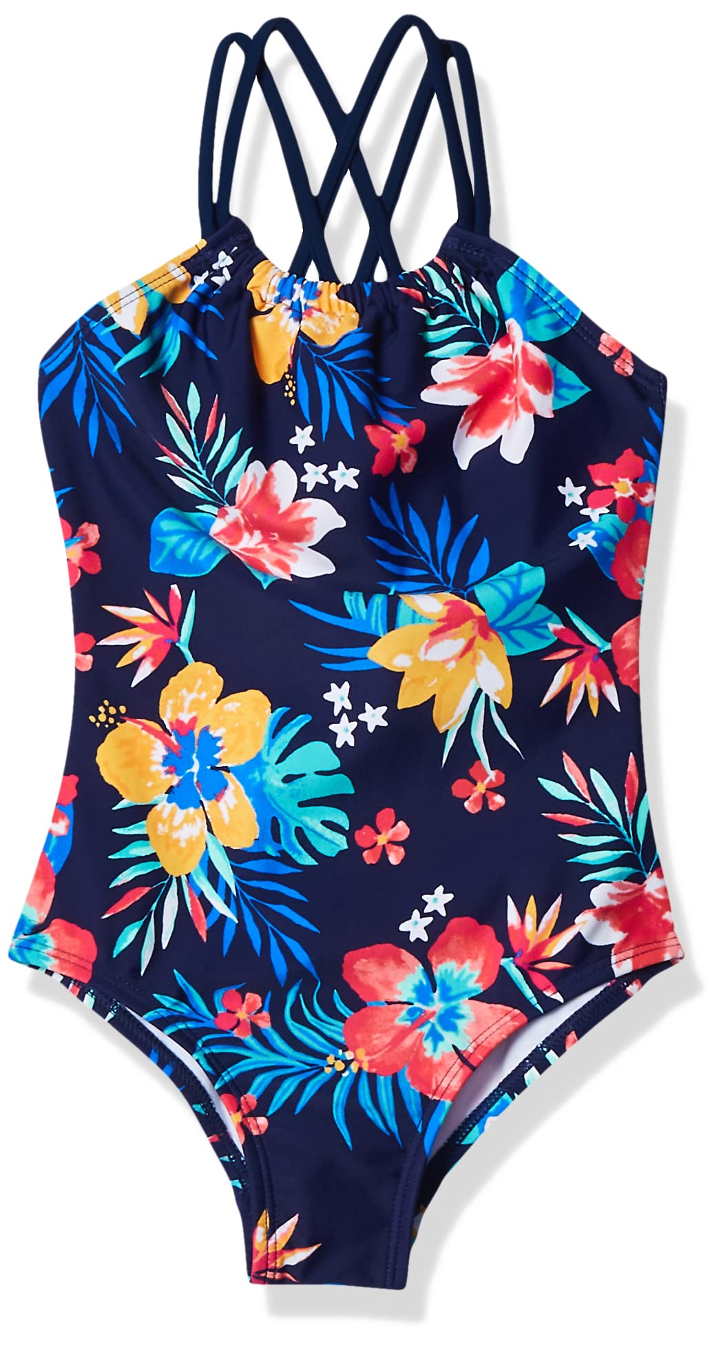 Kanu Surf Girls Jasmine Beach Sport Halter One Piece Swimsuit