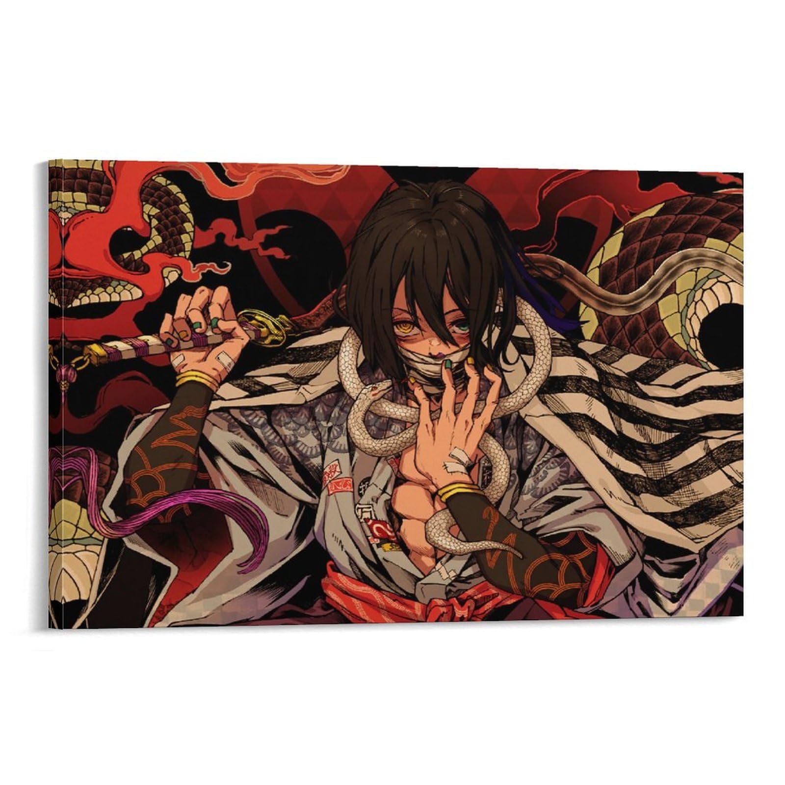 鬼滅の刃 伊黒小芭内 額装品 アートパネル 鬼滅の刃 伊黒小芭内 アートパネル 額装品