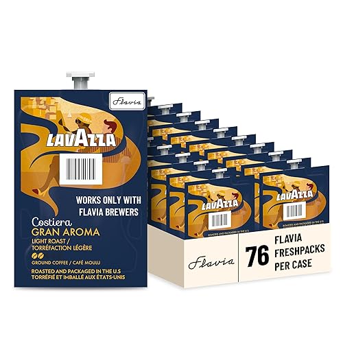 Lavazza Gran Aroma Coffee Flavia Freshpack, tostado ligero, 76caja (48087)