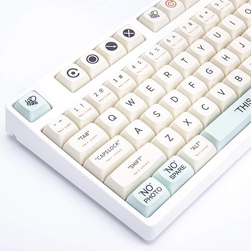 Miniatura 4 de Tokey Juego de 144 teclas de perfil XDA personalizado, teclado PBT sublimación de tinte ANSI para interruptores Gateron Kailh Cherry MX teclados
