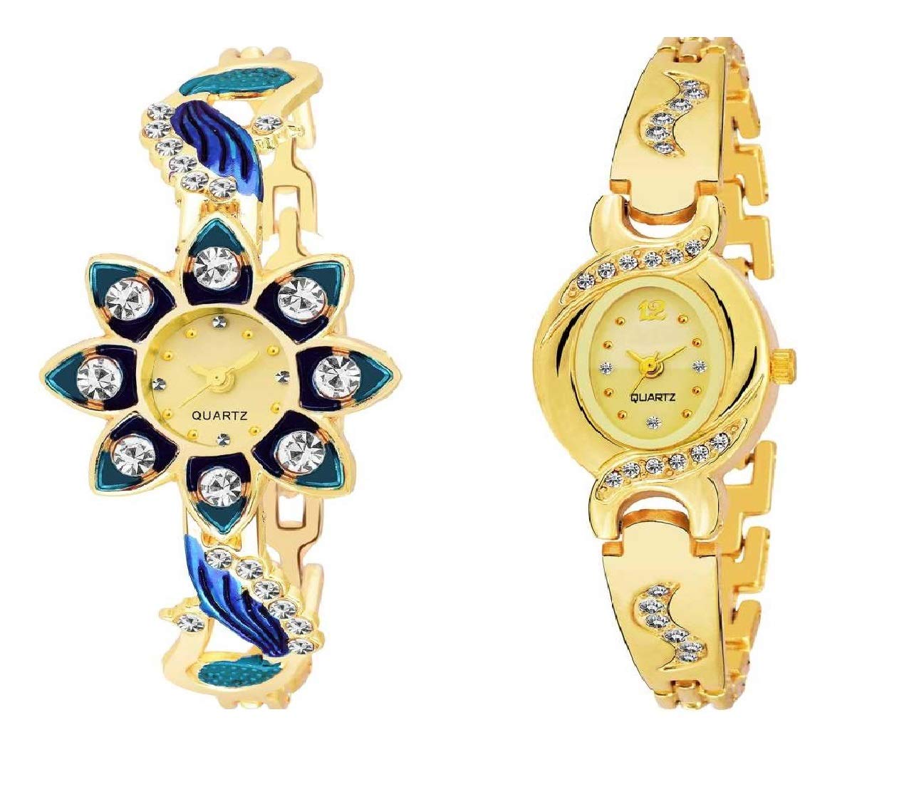 RPS FASHION WITH DEVICE OF R Analogue Girls Watch (Golden Dial Golden Colored Strap) (Pack of 2) (B07NPS9FSH) Amazon Price History, Amazon Price Tracker