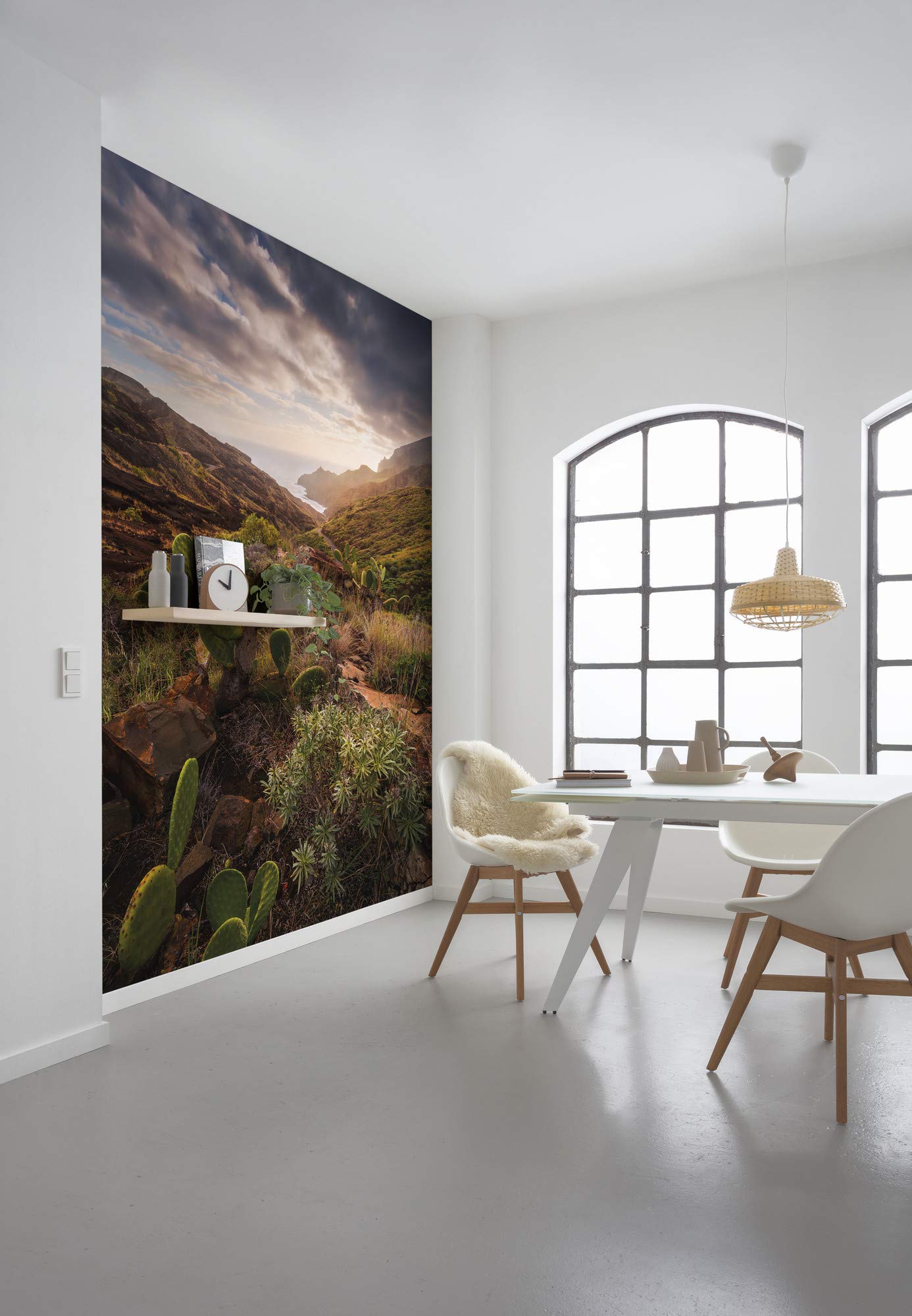 Poster XXL Komar SHX4-092 Lumière Chaude papier peint intissé salon 200x280 cm