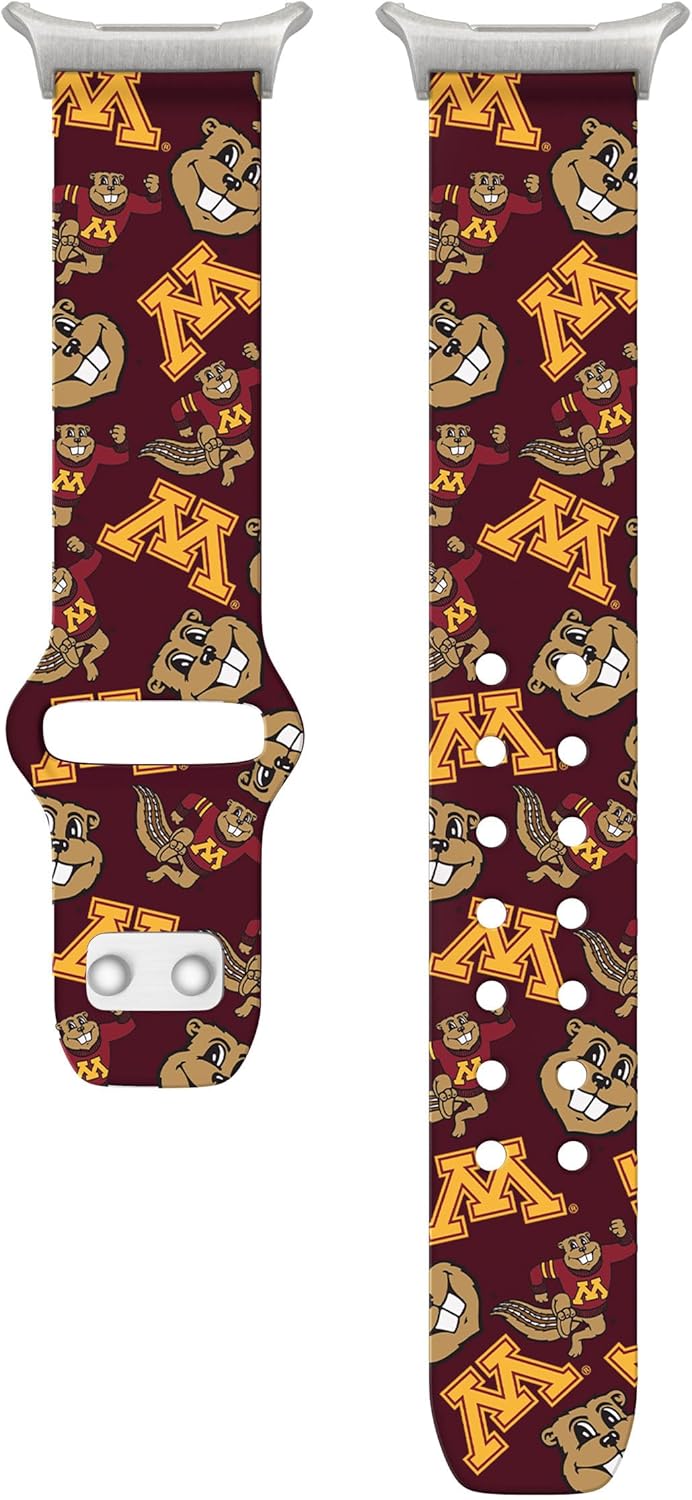 Affinity Bands Minnesota Golden Gophers HD Watch Band Compatible with Samsung Galaxy Watch Ultra