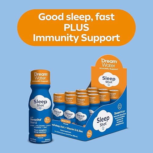 Miniatura 7 de Dream Water Ayuda para dormir y apoyo a la inmunidad, cítricos dormilonos, 12 unidades