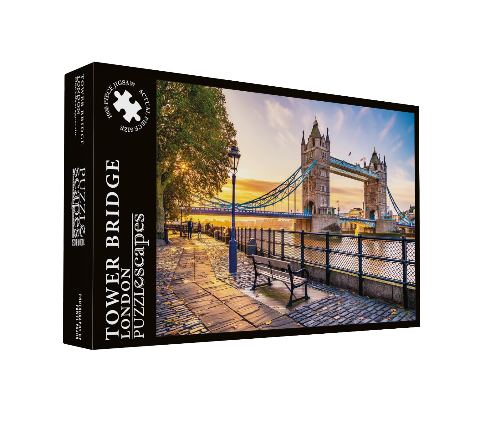 Tower Bridge, London 1000 Piece Jigsaw Puzzle; British Landmarks; Eco-Friendly, Gift for Adults & Families - Image 2