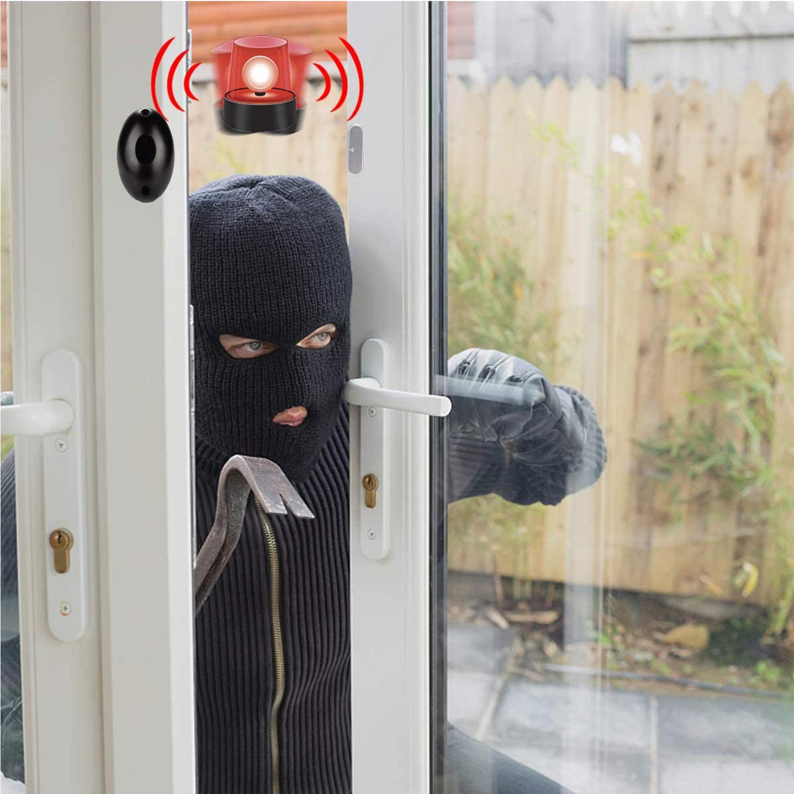 Sensor infrarrojo de Barrera Ligera, Sensor de células fotográficas infrarrojas DC 12/24 V sensores de Seguridad universales para Puertas y Puertas de Garaje automáticas