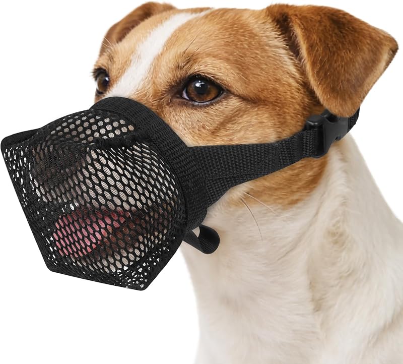 Focinheira de Tela LUCKYPAW para Cães Pequenos, Tamanho XXS (M0233)