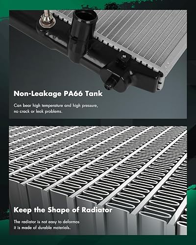 Vista 783 de SCITOO Reemplazo completo del radiador de aluminio para 1993-1998 para Toyota para T100 2.7L 3.0L 3.4L 2090 Radiador