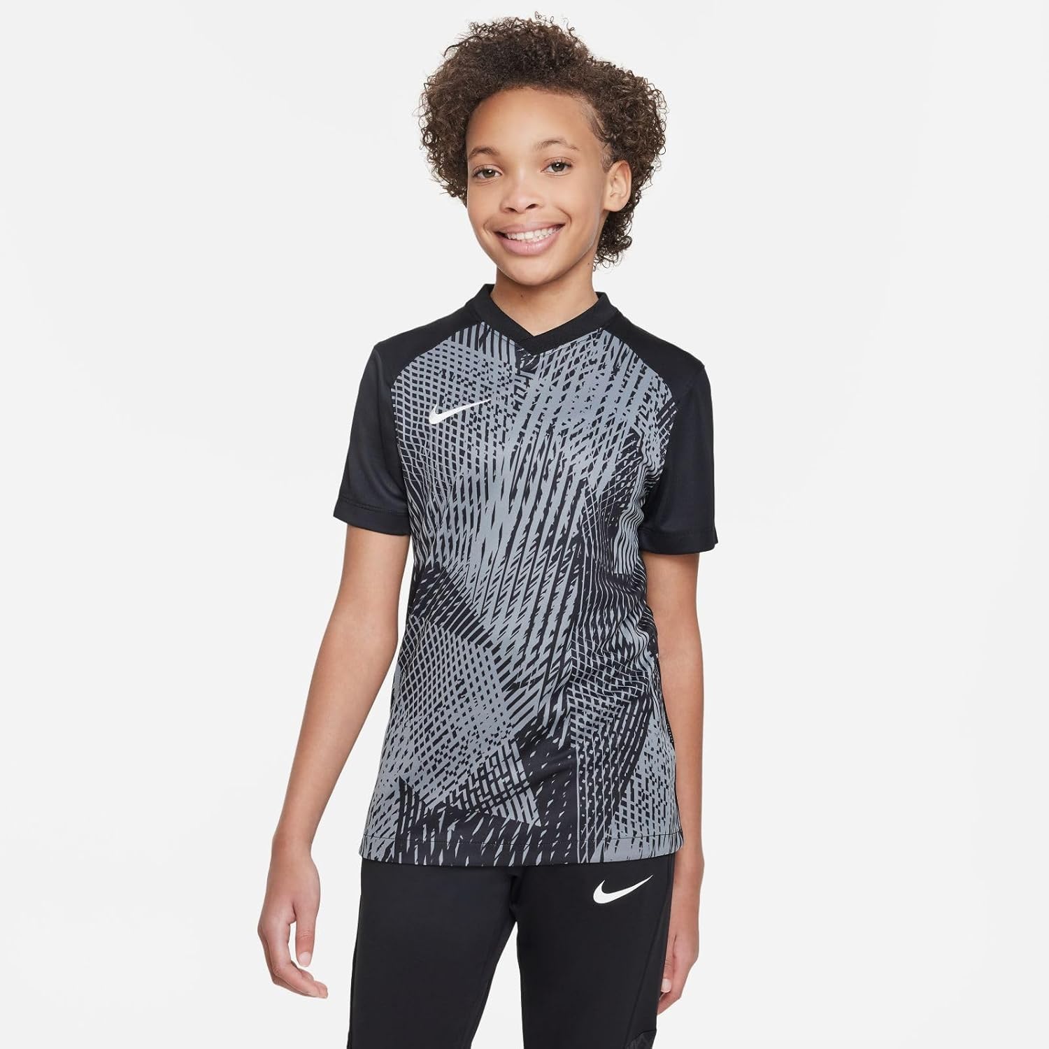 NIKE Unisex - Kids Y Nk Df Prcsn Vi Jsy Ss Short Sleeve Football Jersey