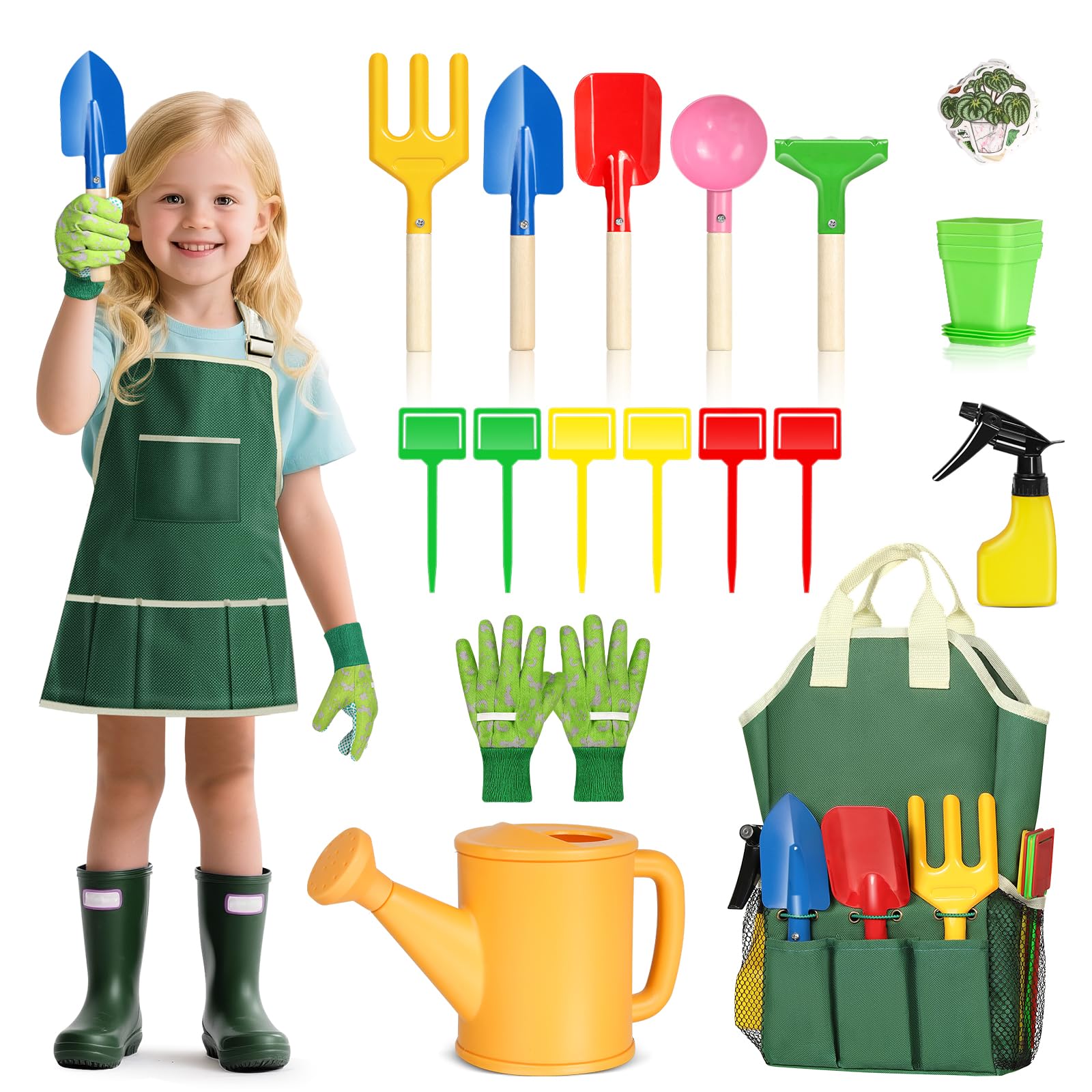 Ensemble d'outils de jardinage pour enfants