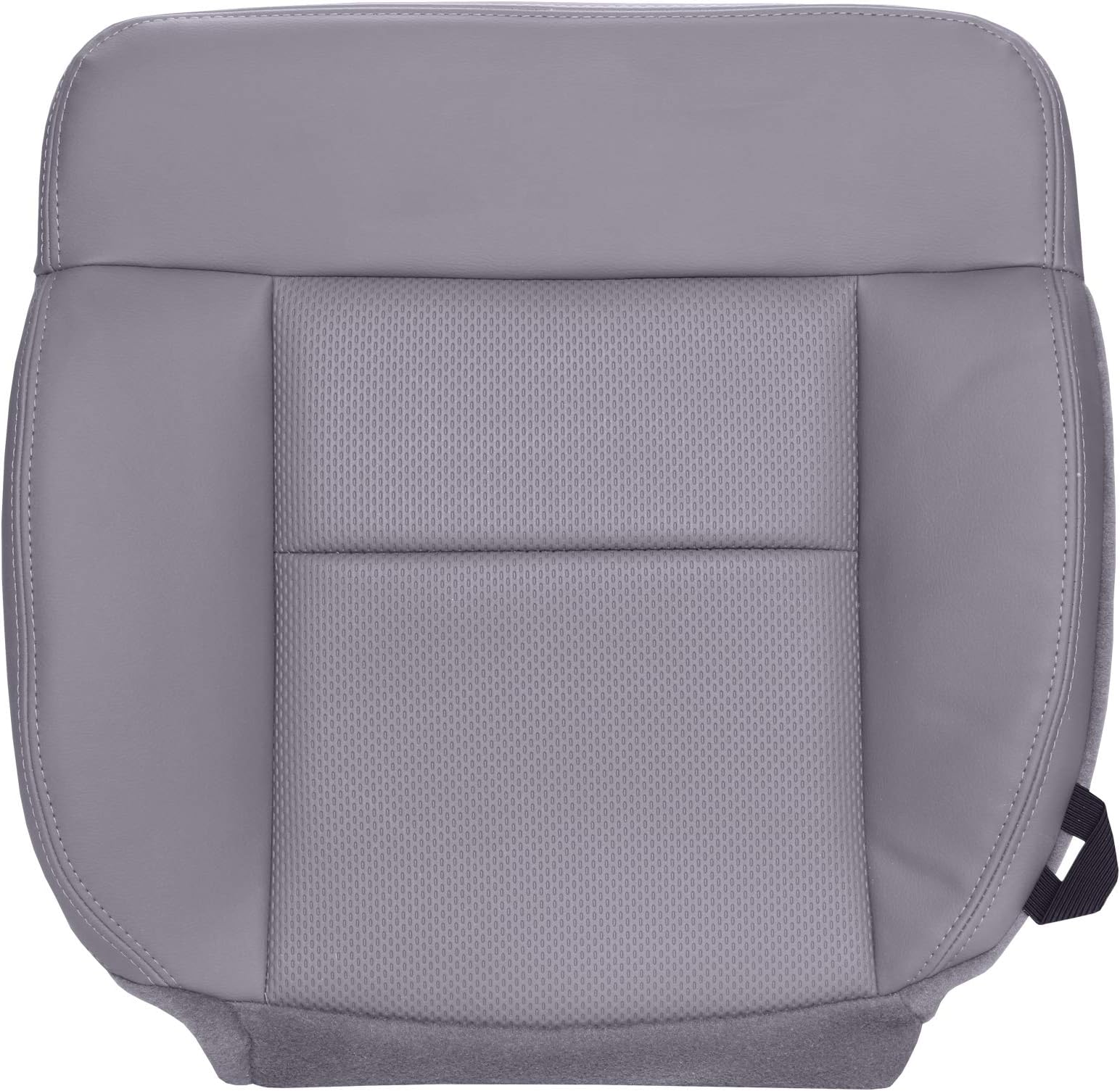 The Seat ShopDriver Bottom Replacement Vinyl Seat Cover - Medium Flint Gray (Compatible with 2004-2008 Ford F150 XL Work Truck)