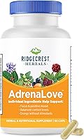 Vista 1 de RidgeCrest Herbals Adrenal Fatigue Fighter, Adaptógeno Stress Support, 60 cápsulas veganas