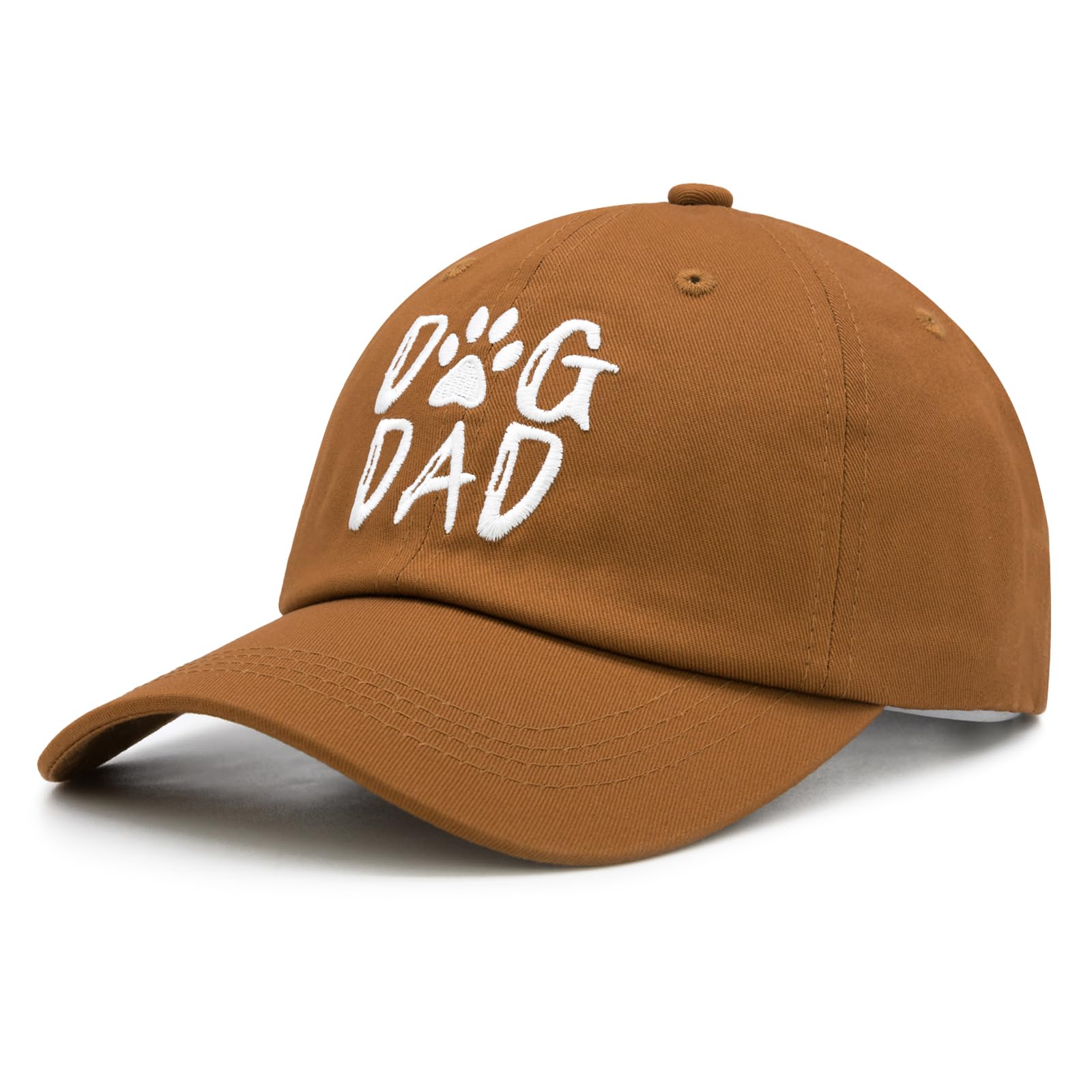 Waldeal Dog Dad Hat for Men, Embroidered Washed Cotton Baseball Cap, Funny Dog Dad Gifts for Father's Day Birthday