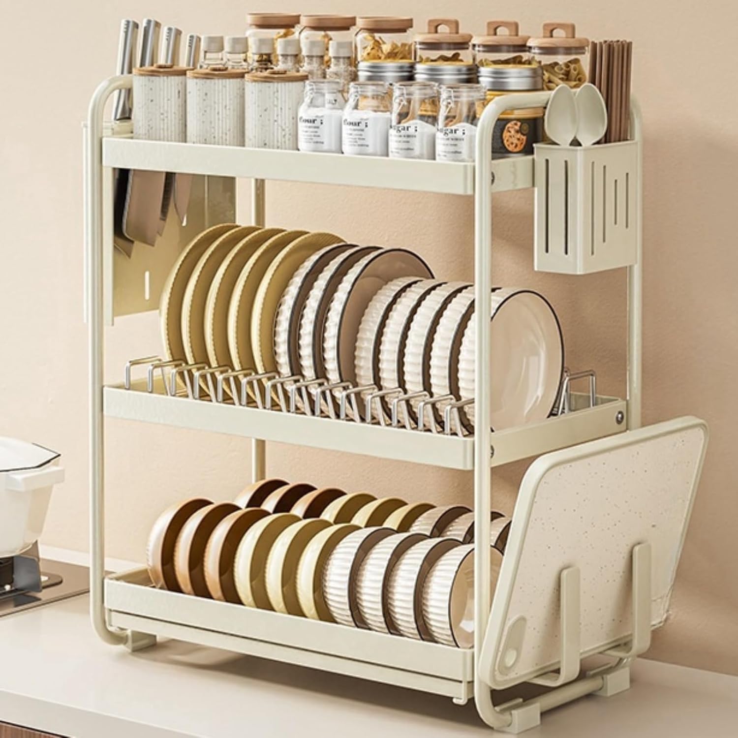 メーカー廃盤新品山崎実業towerパネル付きハンガーラック