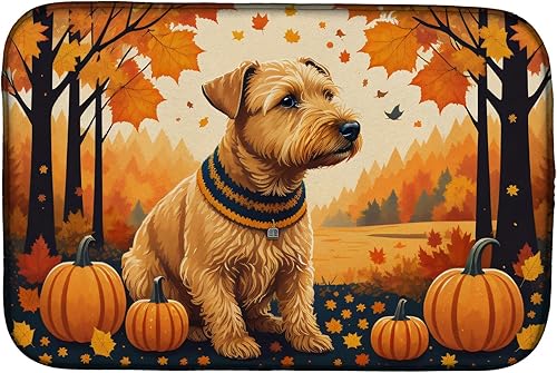 Miniatura 29 de Caroline's Treasures DAC1072DDM Shiba Inu - Tapete de secado de platos absorbente para encimera de cocina, tapete escurridor de platos para SHIBA