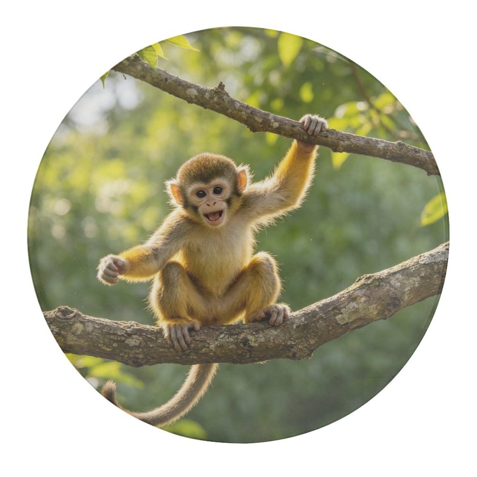 Fekiloot Style Cute Monkey Refrigerator Magnet Fridge Magnet4 Pcs