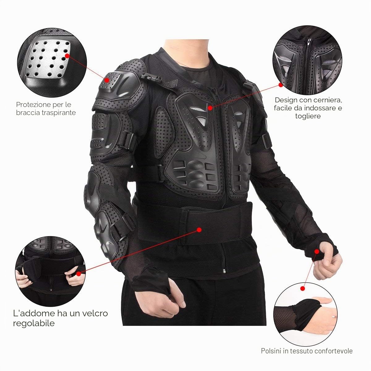 Giacca protettiva GES per moto