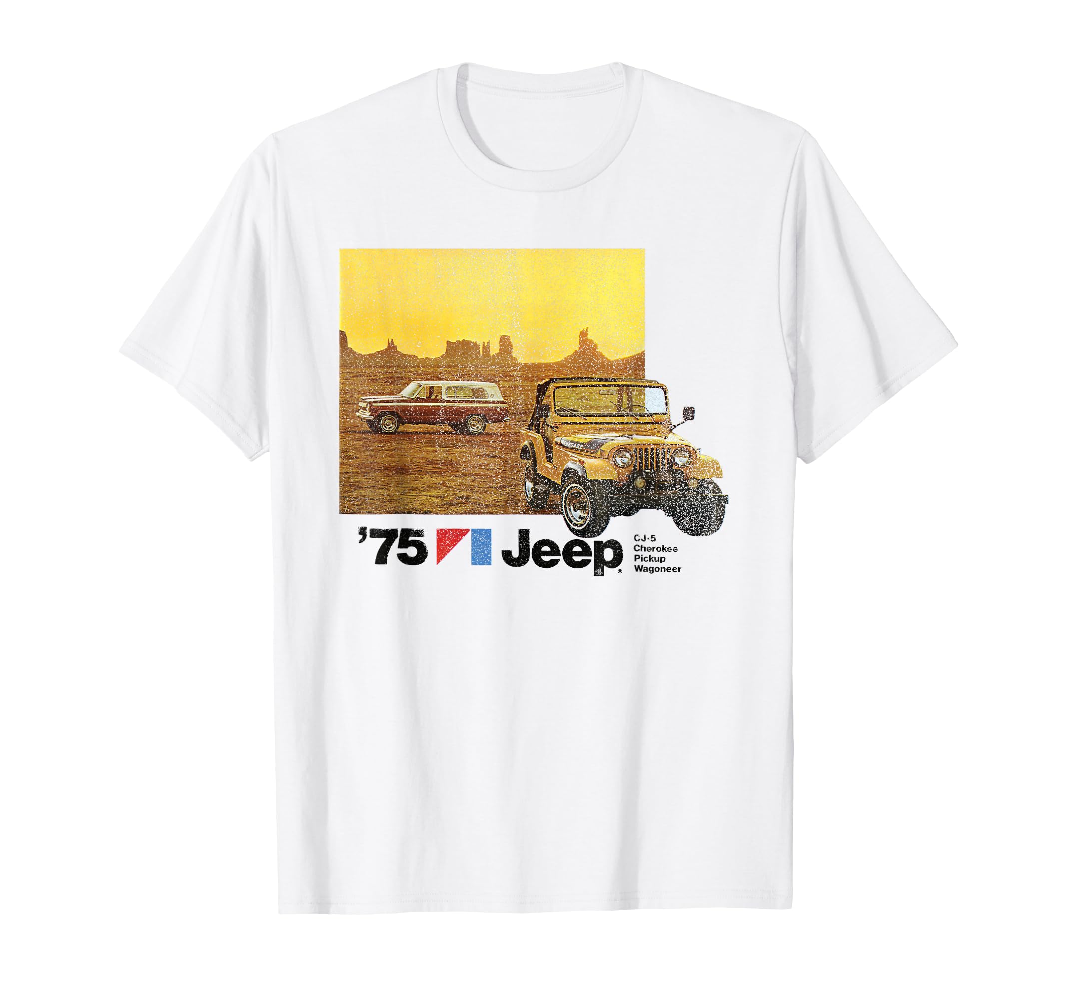 Jeep Vintage Ad ‘75 - Officially Licensed T-Shirt