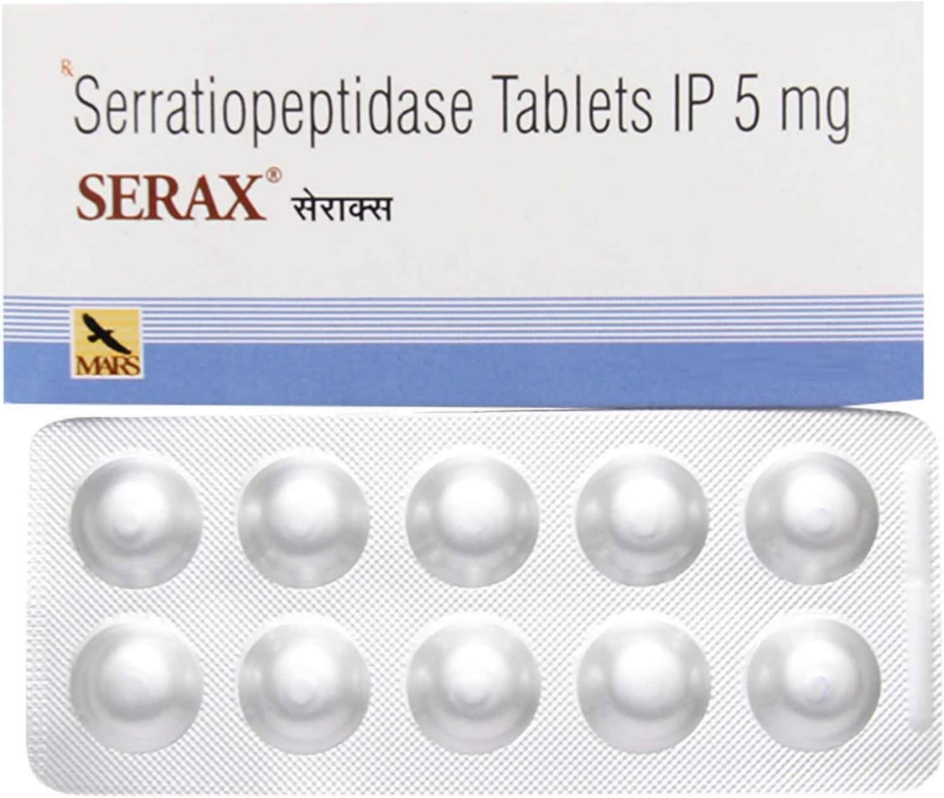 SERAX 5MG - Strip of 10 Tablets
