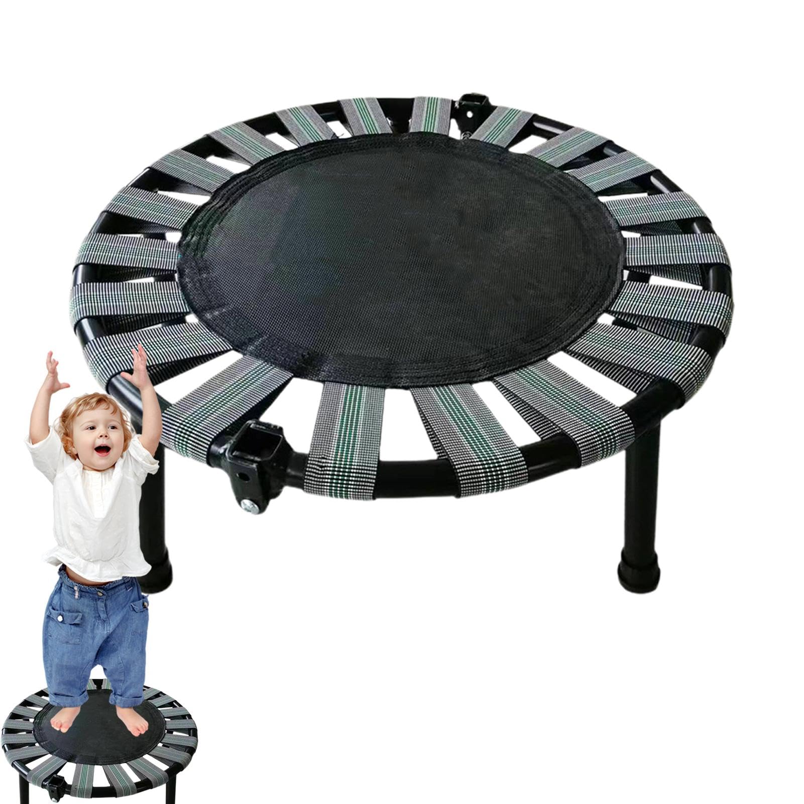 Trampolín pequeño, trampolín Interior - de Cama para Saltar