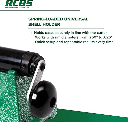 Miniatura 4 de RCBS Trim Pro-2 Kit de recortadora manual de caso, kit de recorte de precisión para recargar