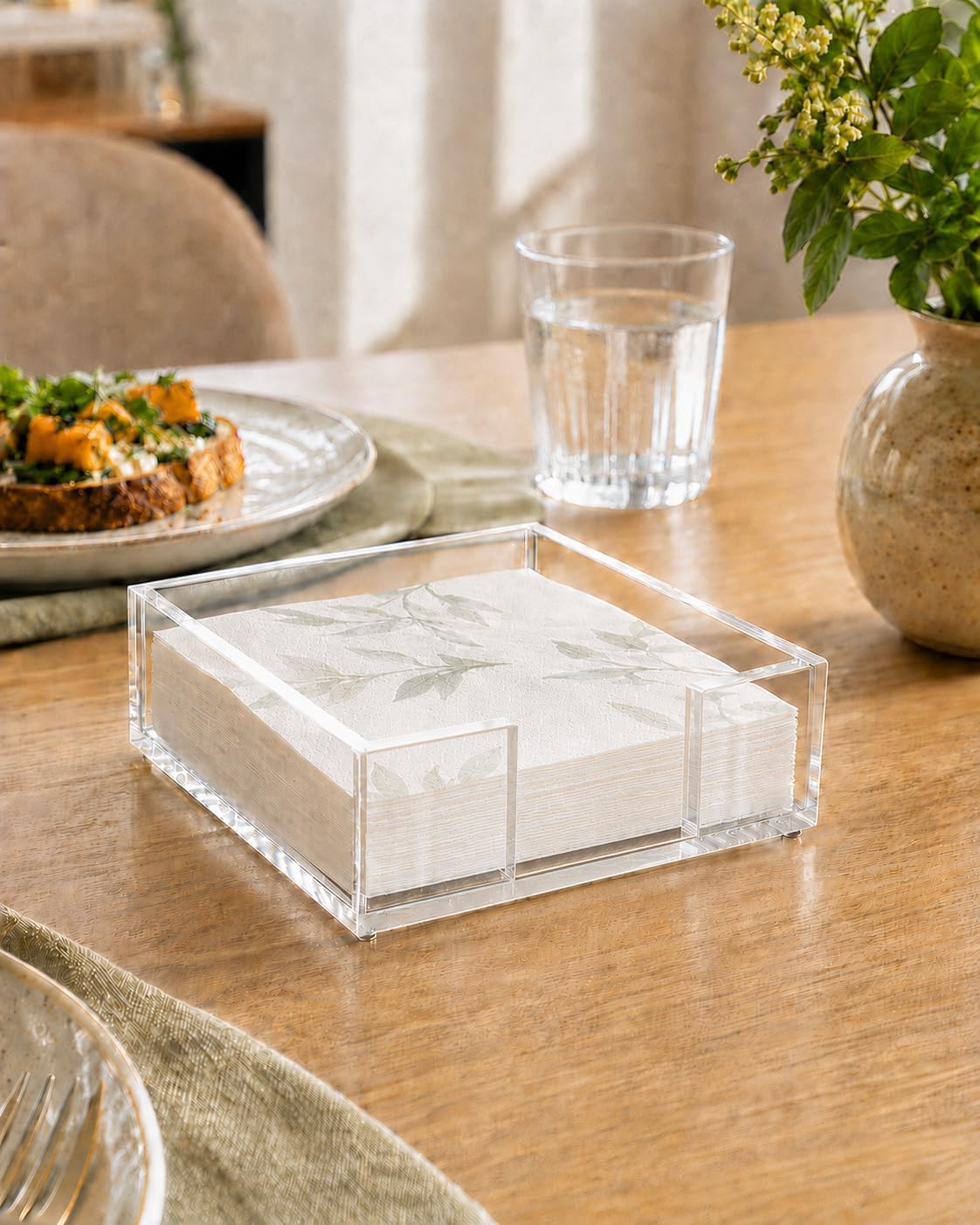 MaxGear Acrylic Cocktail Napkin Holder, Beverage/Bar Napkin Holder