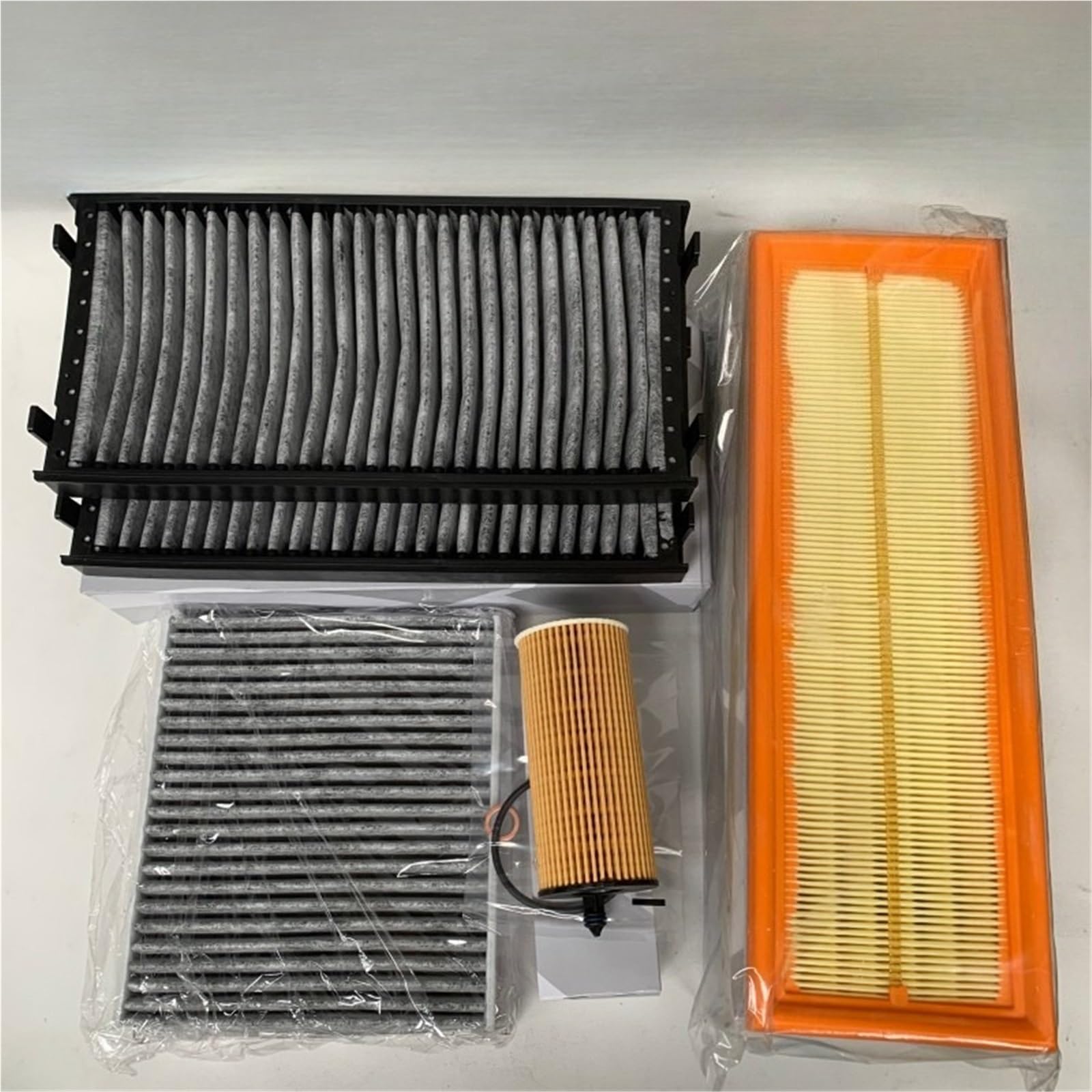 Filtr kabinowy Zestaw 4 Filtrów Pasujących Do Silnika Diesla X5 SDrive25d (F15) 2.0TDI B47D20B, Klimatyzacja Kabinowa, Filtr Oleju, Części Zamienne 2013-