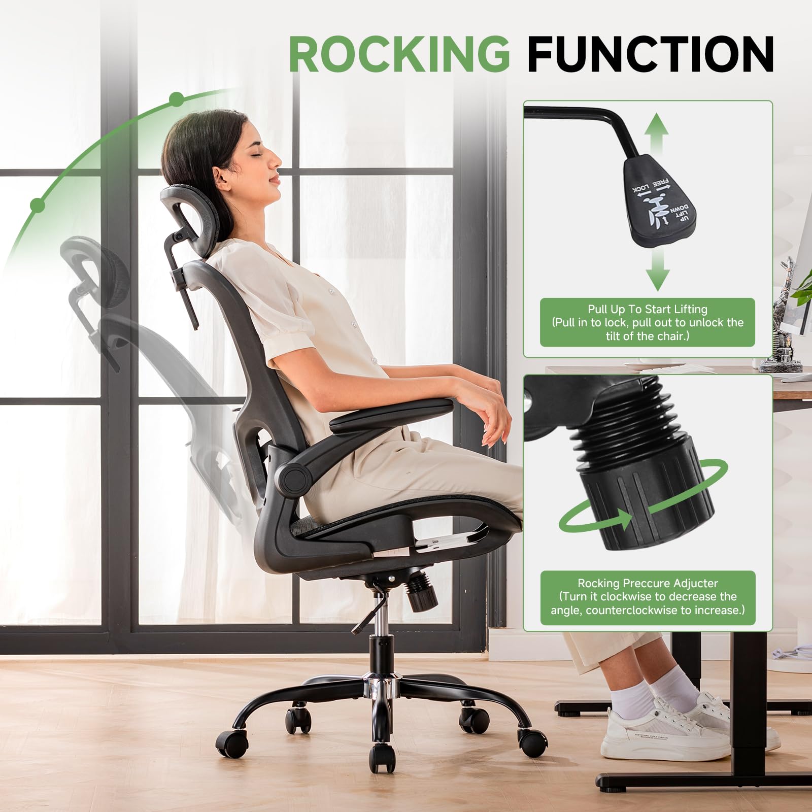 Gtplayer Bürostuhl Ergonomisch – Bild 6