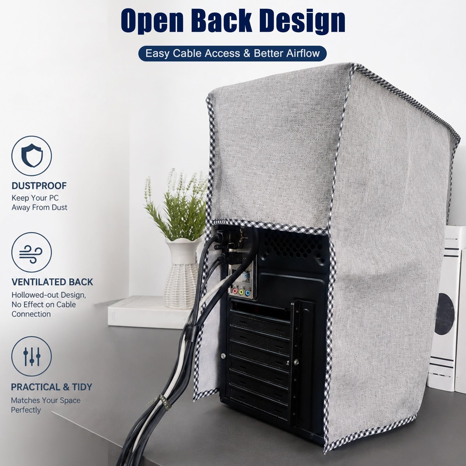 Staubschutz Tower Host-Staubschutzhülle/Abdeckung, Computertürme