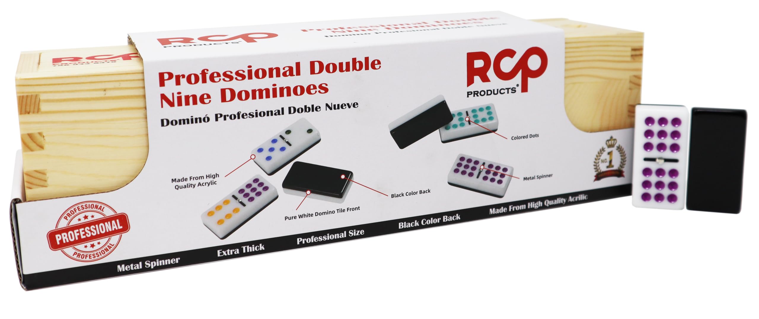 Amazon.com: Dominos Set for Adults – Professional Double 9