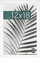 Vista 26 de MCS Studio Gallery Marco para foto rectangular de 12 x 18 pulgadas, imitación de veta de madera de color negro, para póster o impresión artística, 2